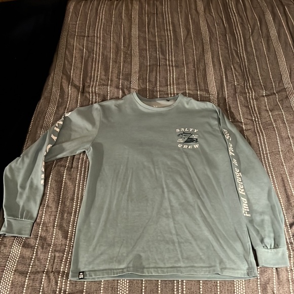 Salty Crew, Long Sleeve. Size: Medium. Blue - Picture 2 of 2